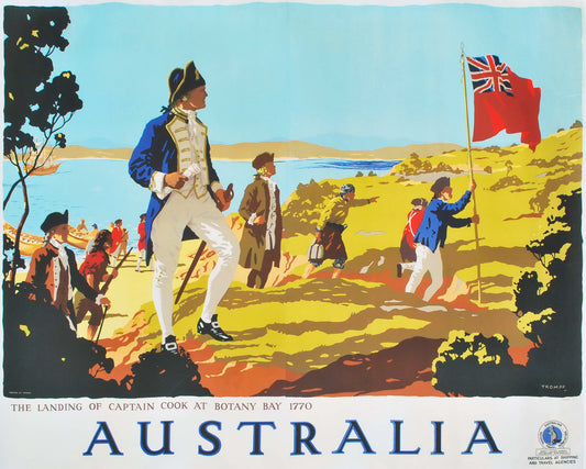 Australia. The Landing Of Captain Cook At Botany Bay [Kurnell, NSW]