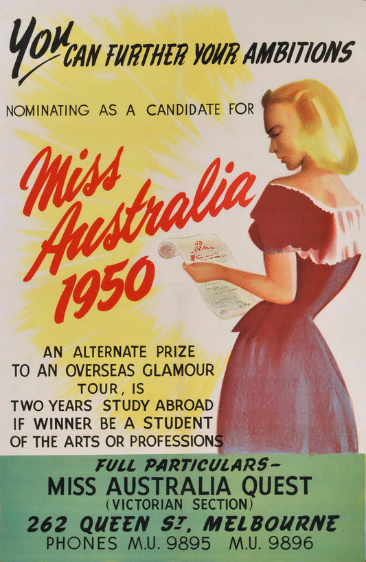 You Can Further Your Ambitions Nominating As A Candidate For Miss Australia