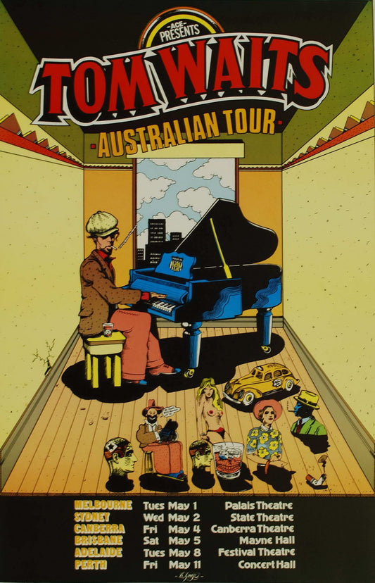 Tom Waits. Australian Tour